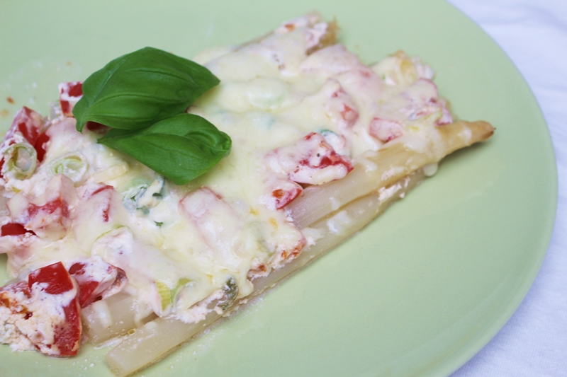 Überbackener Spargel