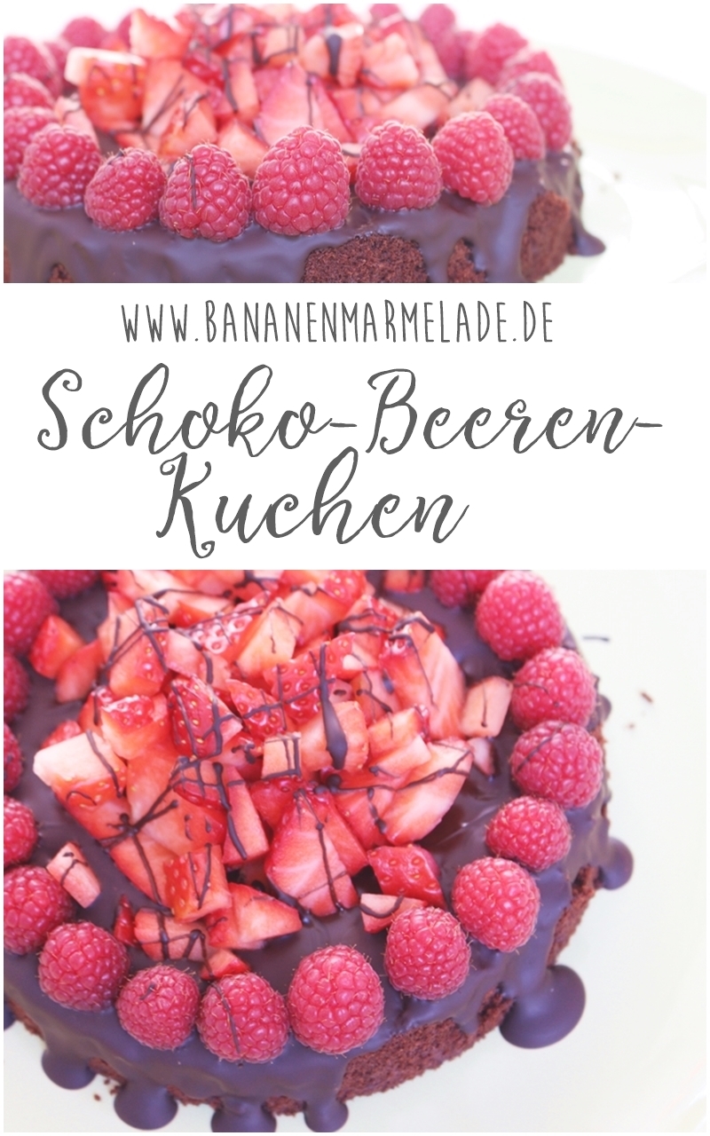 Rezept für einen Beeren-Schoko-Kuchen: Low Carb, kalorienarm und mega schokoladig!