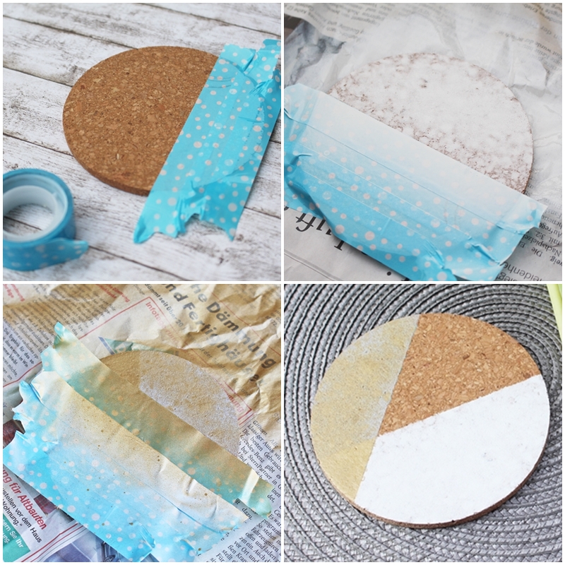 Brownies in a cup Geschenkidee DIY Untersetzer