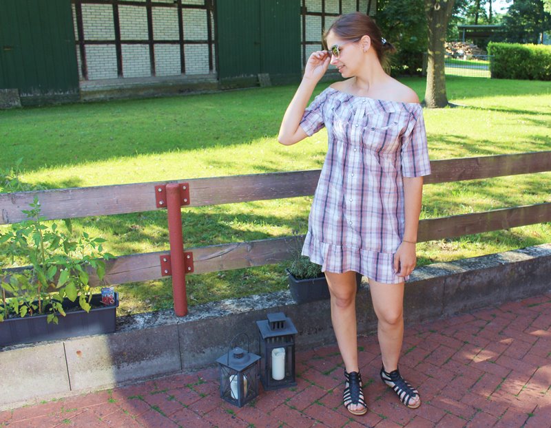 Sommerkleid aus einem Männerhemd