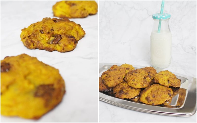  Kürbis-Cookies mit Schokolade