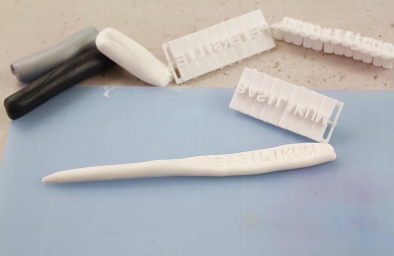 Kräuterstecker aus Fimo